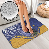 Magnificent Frigatebird Nauru Bathroom Set Pandanus Weaving Polynesian Pattern