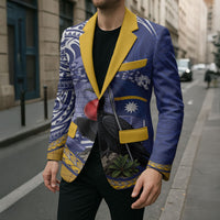 Magnificent Frigatebird Nauru Blazer Pandanus Weaving Polynesian Pattern