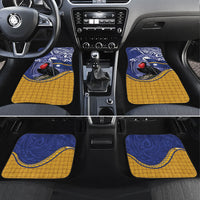 Magnificent Frigatebird Nauru Car Mats Pandanus Weaving Polynesian Pattern