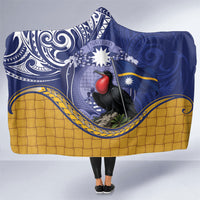 Magnificent Frigatebird Nauru Hooded Blanket Pandanus Weaving Polynesian Pattern
