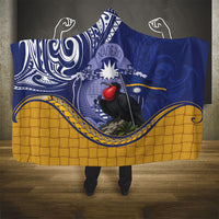 Magnificent Frigatebird Nauru Hooded Blanket Pandanus Weaving Polynesian Pattern
