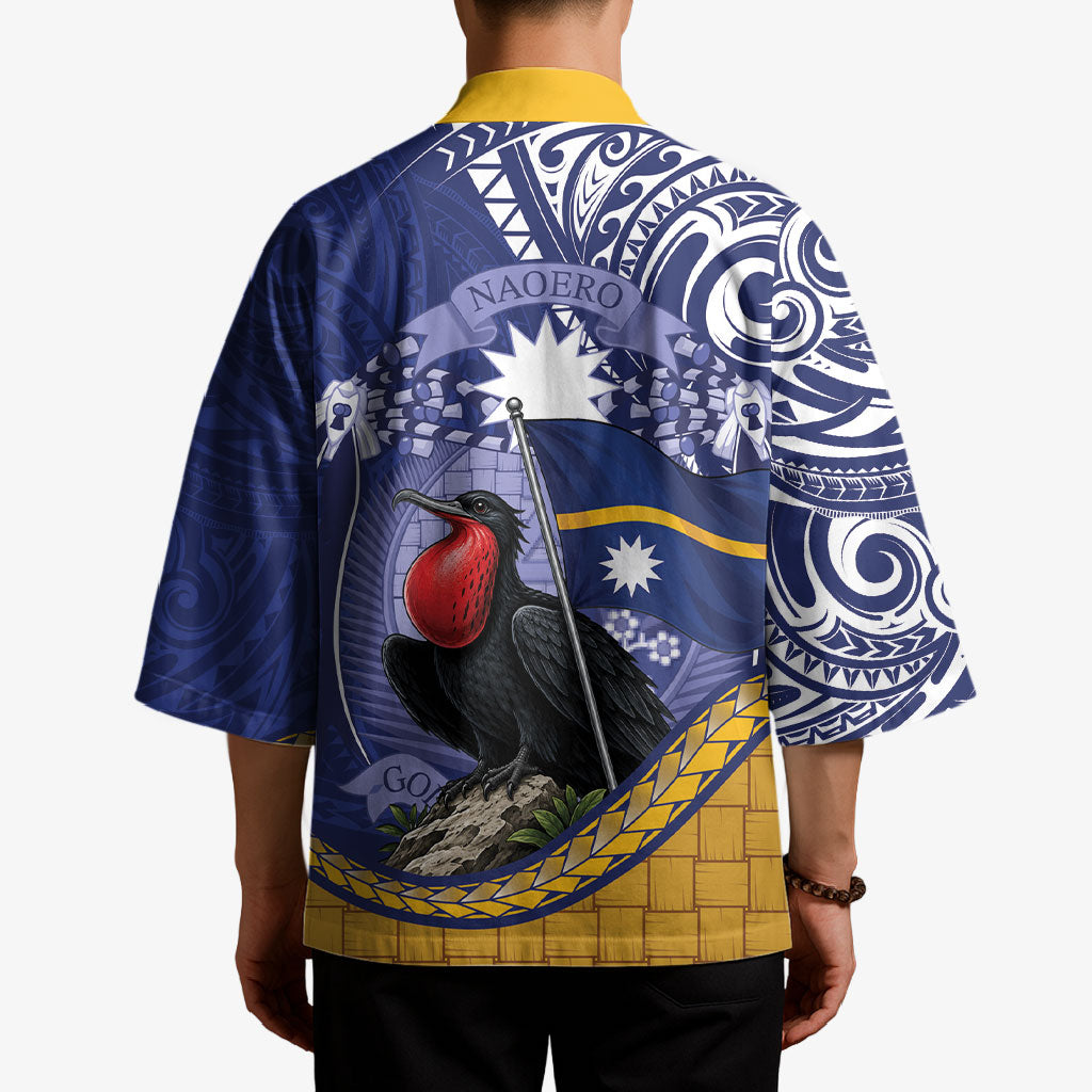 Magnificent Frigatebird Nauru Kimono Pandanus Weaving Polynesian Pattern