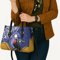 Magnificent Frigatebird Nauru Leather Bag Pandanus Weaving Polynesian Pattern