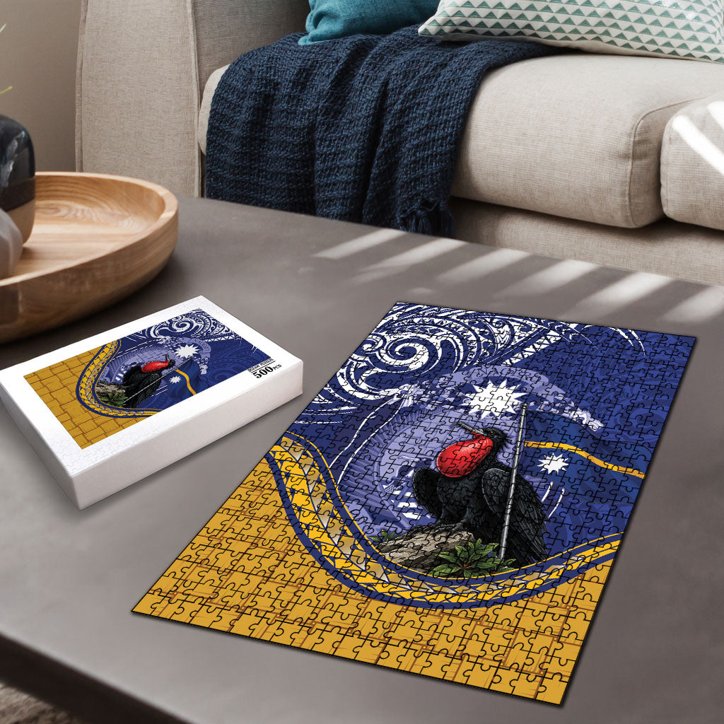Magnificent Frigatebird Nauru Puzzle Pandanus Weaving Polynesian Pattern