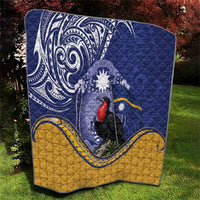 Magnificent Frigatebird Nauru Quilt Pandanus Weaving Polynesian Pattern