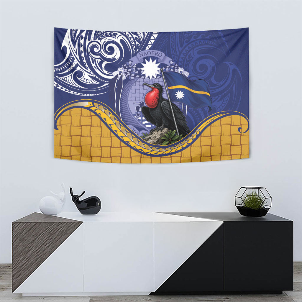 Magnificent Frigatebird Nauru Tapestry Pandanus Weaving Polynesian Pattern