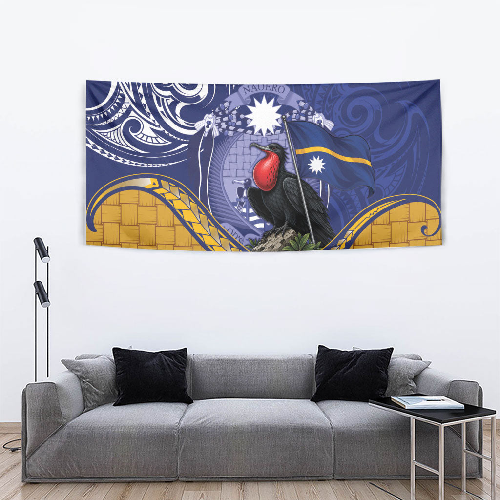 Magnificent Frigatebird Nauru Tapestry Pandanus Weaving Polynesian Pattern