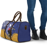 Magnificent Frigatebird Nauru Travel Bag Pandanus Weaving Polynesian Pattern
