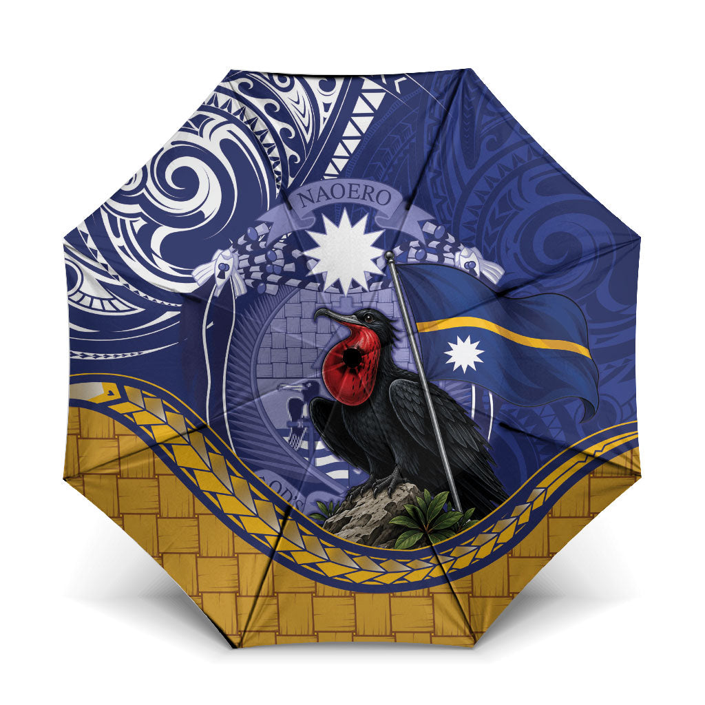 Magnificent Frigatebird Nauru Umbrella Pandanus Weaving Polynesian Pattern