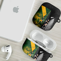 New Zealand and South Africa Rugby AirPods Case Ultimate Rivalry All Black Springboks