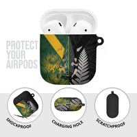 New Zealand and South Africa Rugby AirPods Case Ultimate Rivalry All Black Springboks