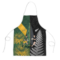 New Zealand and South Africa Rugby Apron Ultimate Rivalry All Black Springboks