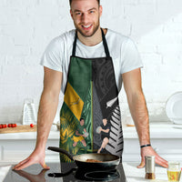 New Zealand and South Africa Rugby Apron Ultimate Rivalry All Black Springboks