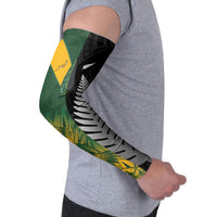 New Zealand and South Africa Rugby Custom Arm Sleeves Ultimate Rivalry All Black Springboks