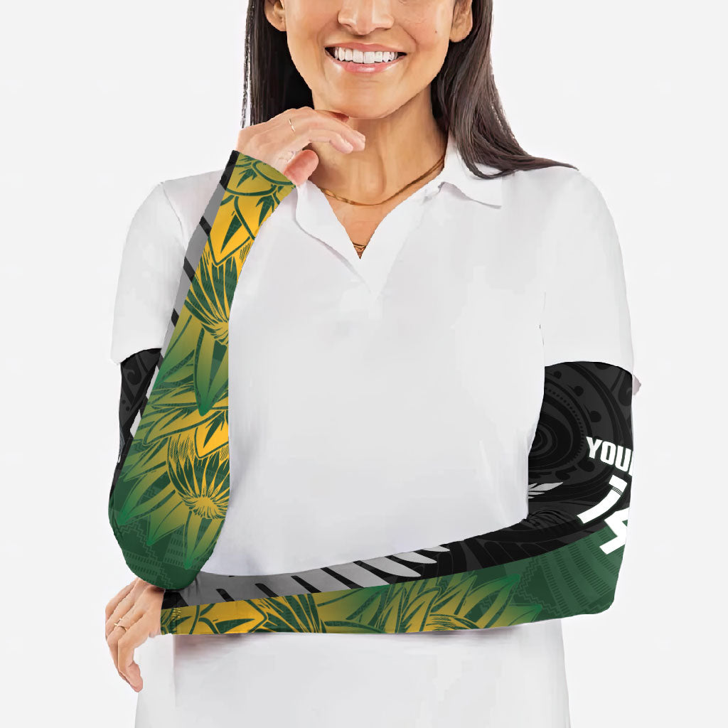 New Zealand and South Africa Rugby Custom Arm Sleeves Ultimate Rivalry All Black Springboks