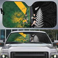 New Zealand and South Africa Rugby Auto Sun Shade Ultimate Rivalry All Black Springboks
