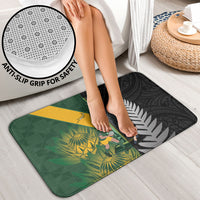New Zealand and South Africa Rugby Bathroom Set Ultimate Rivalry All Black Springboks
