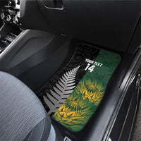 New Zealand and South Africa Rugby Custom Car Mats Ultimate Rivalry All Black Springboks