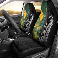 New Zealand and South Africa Rugby Car Seat Cover Ultimate Rivalry All Black Springboks