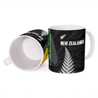 New Zealand and South Africa Rugby Ceramic Mug Ultimate Rivalry All Black Springboks