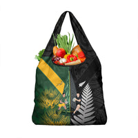 New Zealand and South Africa Rugby Grocery Bag Ultimate Rivalry All Black Springboks
