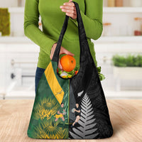 New Zealand and South Africa Rugby Grocery Bag Ultimate Rivalry All Black Springboks