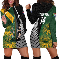 New Zealand and South Africa Rugby Custom Hoodie Dress Ultimate Rivalry All Black Springboks