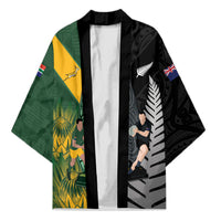 New Zealand and South Africa Rugby Custom Kimono Ultimate Rivalry All Black Springboks