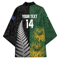 New Zealand and South Africa Rugby Custom Kimono Ultimate Rivalry All Black Springboks