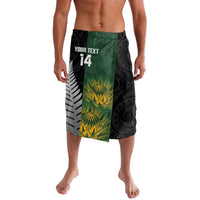 New Zealand and South Africa Rugby Custom Lavalava Ultimate Rivalry All Black Springboks
