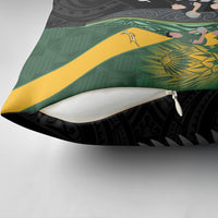 New Zealand and South Africa Rugby Pillow Cover Ultimate Rivalry All Black Springboks