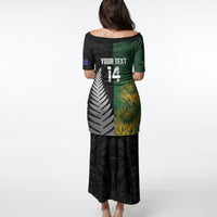 New Zealand and South Africa Rugby Custom Puletasi Ultimate Rivalry All Black Springboks