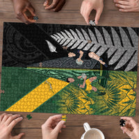 New Zealand and South Africa Rugby Puzzle Ultimate Rivalry All Black Springboks