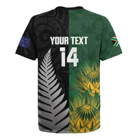 New Zealand and South Africa Rugby Custom Rugby Jersey Ultimate Rivalry All Black Springboks