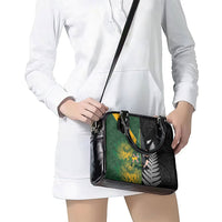 New Zealand and South Africa Rugby Shoulder Handbag Ultimate Rivalry All Black Springboks