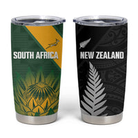 New Zealand and South Africa Rugby Tumbler Cup Ultimate Rivalry All Black Springboks