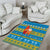 Tuvalu Christmas Area Rug Cute Santa Manuia te Kilisimasi - Polynesian Pride
