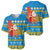 Tuvalu Christmas Baseball Jersey Cute Santa Manuia te Kilisimasi - Polynesian Pride
