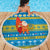 Tuvalu Christmas Beach Blanket Cute Santa Manuia te Kilisimasi - Polynesian Pride