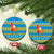 Tuvalu Christmas Ceramic Ornament Cute Santa Manuia te Kilisimasi - Polynesian Pride
