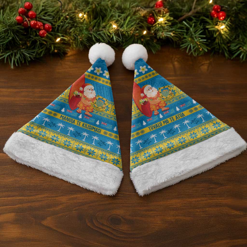 Tuvalu Christmas Santa Hat Cute Santa Manuia te Kilisimasi - Polynesian Pride