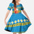 Tuvalu Christmas Family Matching Mermaid Dress and Hawaiian Shirt Cute Santa Manuia te Kilisimasi - Polynesian Pride