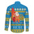 Tuvalu Christmas Family Matching Mermaid Dress and Hawaiian Shirt Cute Santa Manuia te Kilisimasi - Polynesian Pride