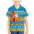 Tuvalu Christmas Family Matching Mermaid Dress and Hawaiian Shirt Cute Santa Manuia te Kilisimasi - Polynesian Pride