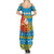Tuvalu Christmas Family Matching Summer Maxi Dress and Hawaiian Shirt Cute Santa Manuia te Kilisimasi - Polynesian Pride