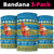 Tuvalu Christmas Neck Gaiter Cute Santa Manuia te Kilisimasi - Polynesian Pride