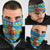 Tuvalu Christmas Neck Gaiter Cute Santa Manuia te Kilisimasi - Polynesian Pride