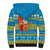 Tuvalu Christmas Sherpa Hoodie Cute Santa Manuia te Kilisimasi - Polynesian Pride
