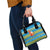 Tuvalu Christmas Shoulder Handbag Cute Santa Manuia te Kilisimasi - Polynesian Pride