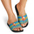 Tuvalu Christmas Slide Sandals Cute Santa Manuia te Kilisimasi - Polynesian Pride